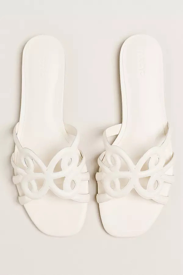 Maeve Logo Slide Sandals | Anthropologie (US)