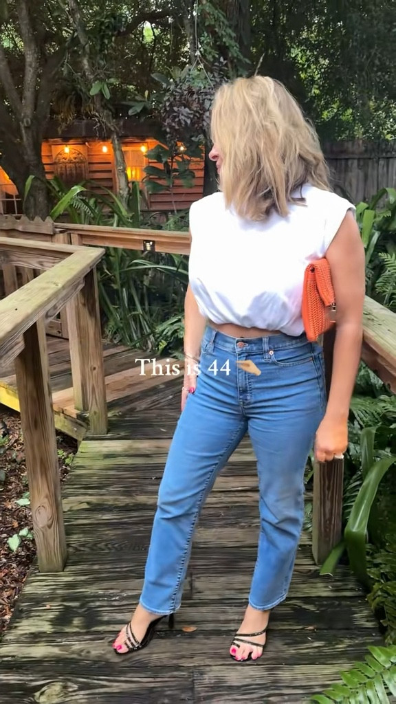 Sometimes it’s all in the jeans and the heels. Let’s not forget the accessories! Dinner outing with my family at this stunning garden style restaurant in Sebring Florida! Wearing size 26 by J crew in jeans  

#LTKStyleTip #LTKOver40 #LTKPetite