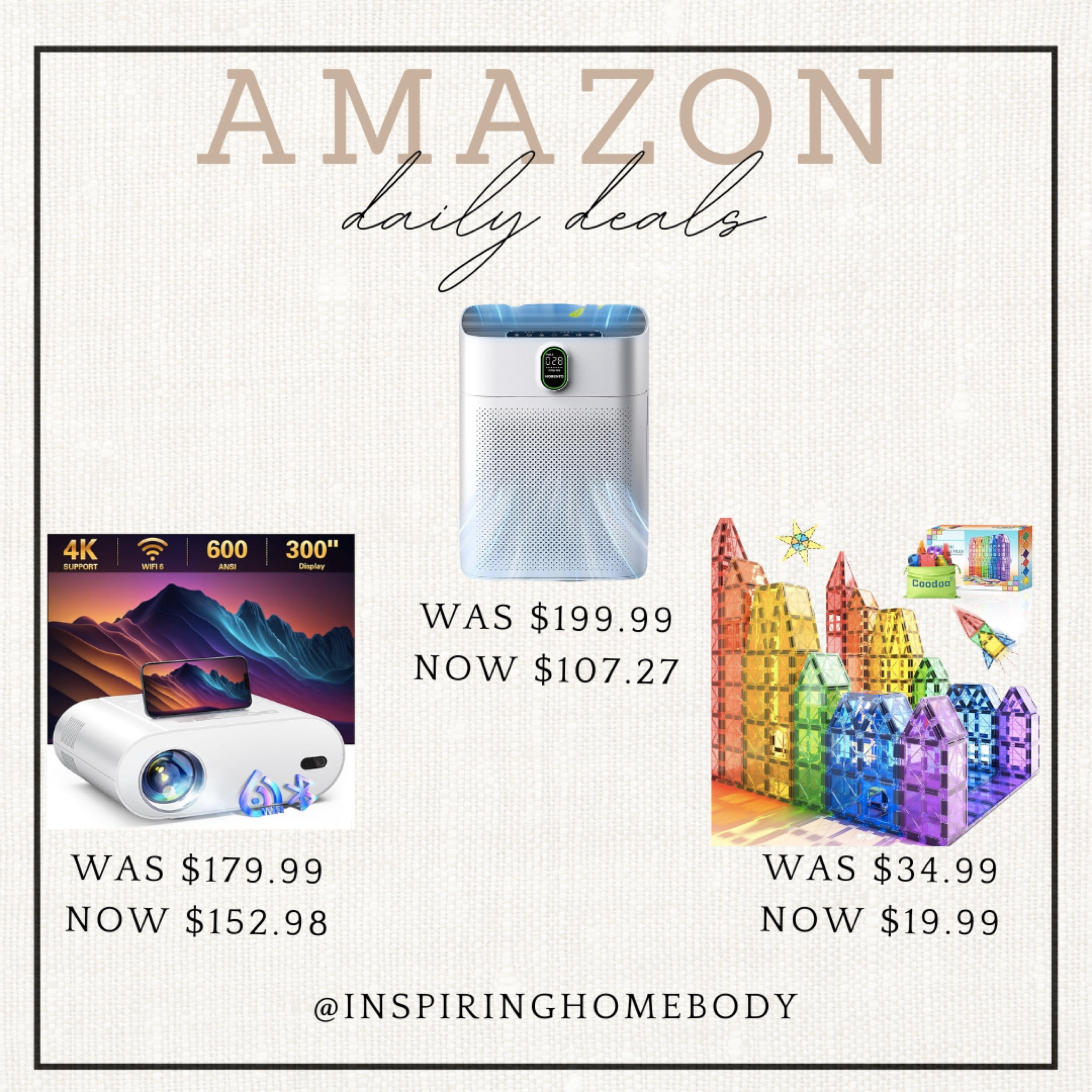 Amazon daily deals 

#LTKsalealert #LTKhome