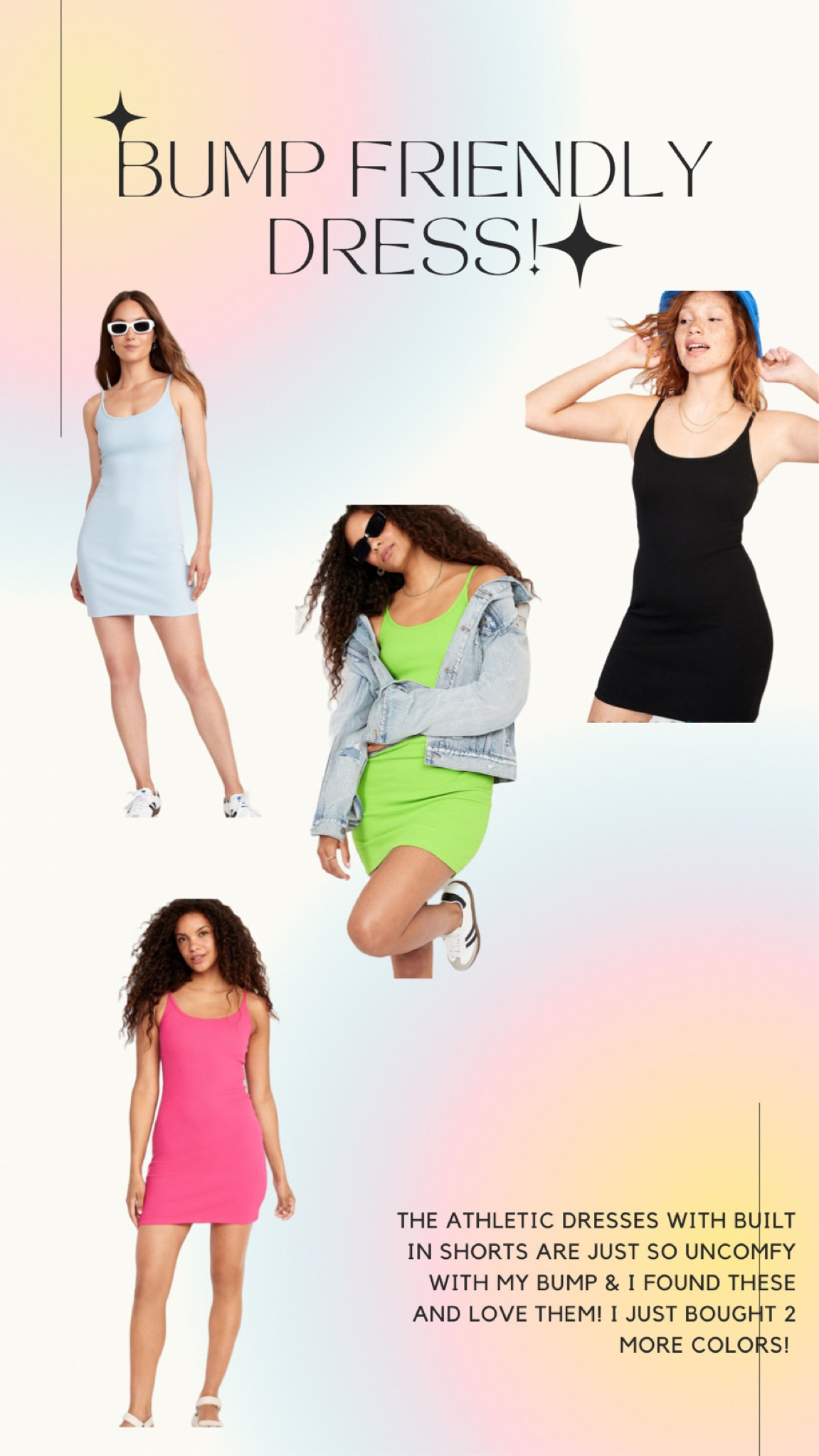 Comfy & light bump friendly dress at old navy! Comes in so many colors too.

Bump style / maternity / dresses / mini dress / summer / sale 

#LTKunder50 #LTKsalealert #LTKbump