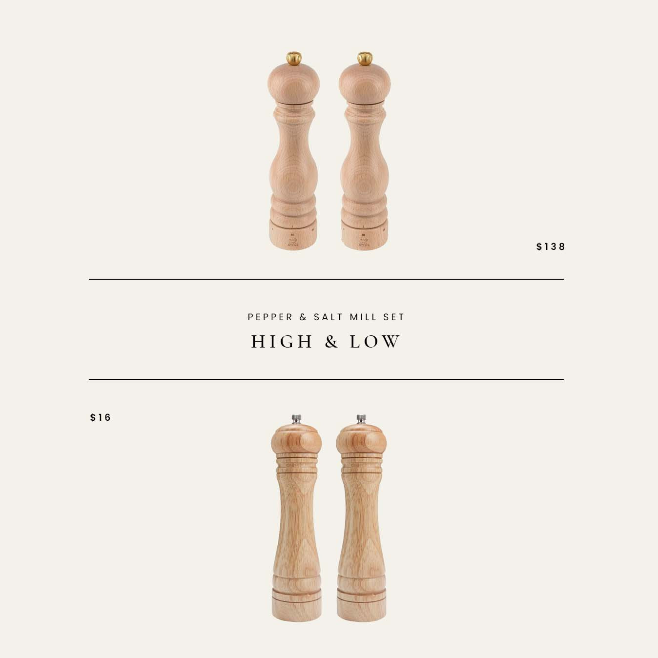 High / Low : Pepper & Salt Mill Set 

 

#LTKfoodie #LTKHome
