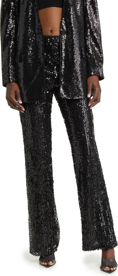 Sequin Flare Pants | Nordstrom