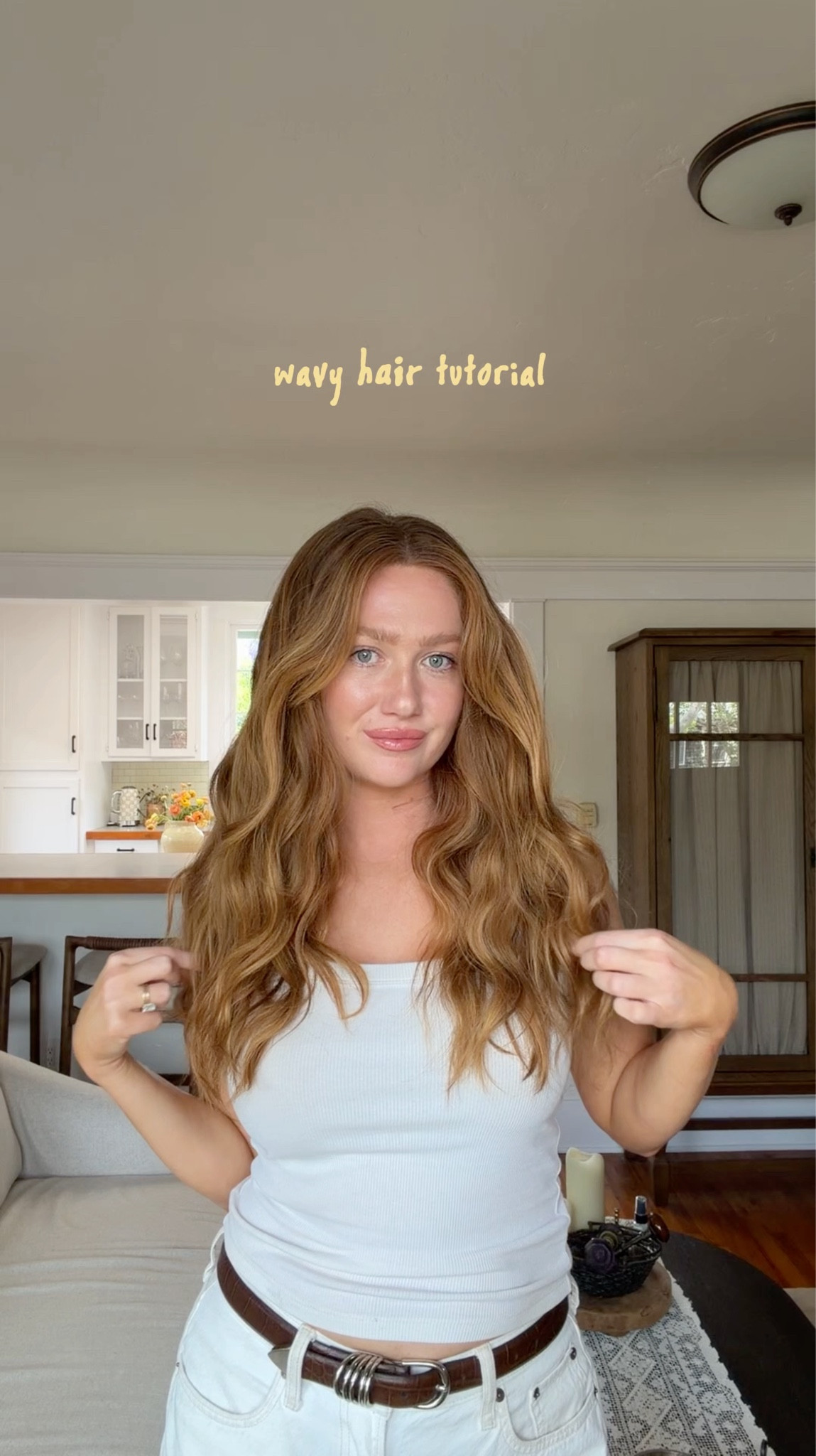 My wavy hair routine!!