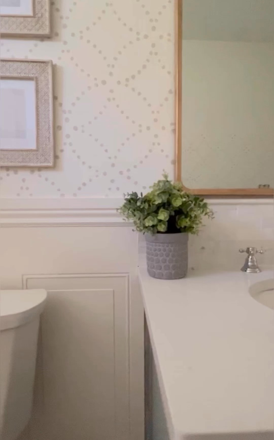Vintage inspired kids bathroom // guest bathroom // powder room // chrome // antique // brass 

#LTKhome