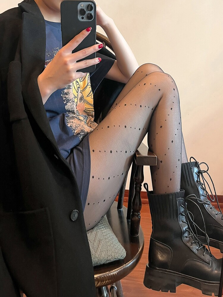 Polka Dot Tights | SHEIN
