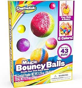 Creative Kids DIY Magic Bouncy Balls - Create Your Own Ball Maker Kit - Educational Science Exper... | Amazon (US)