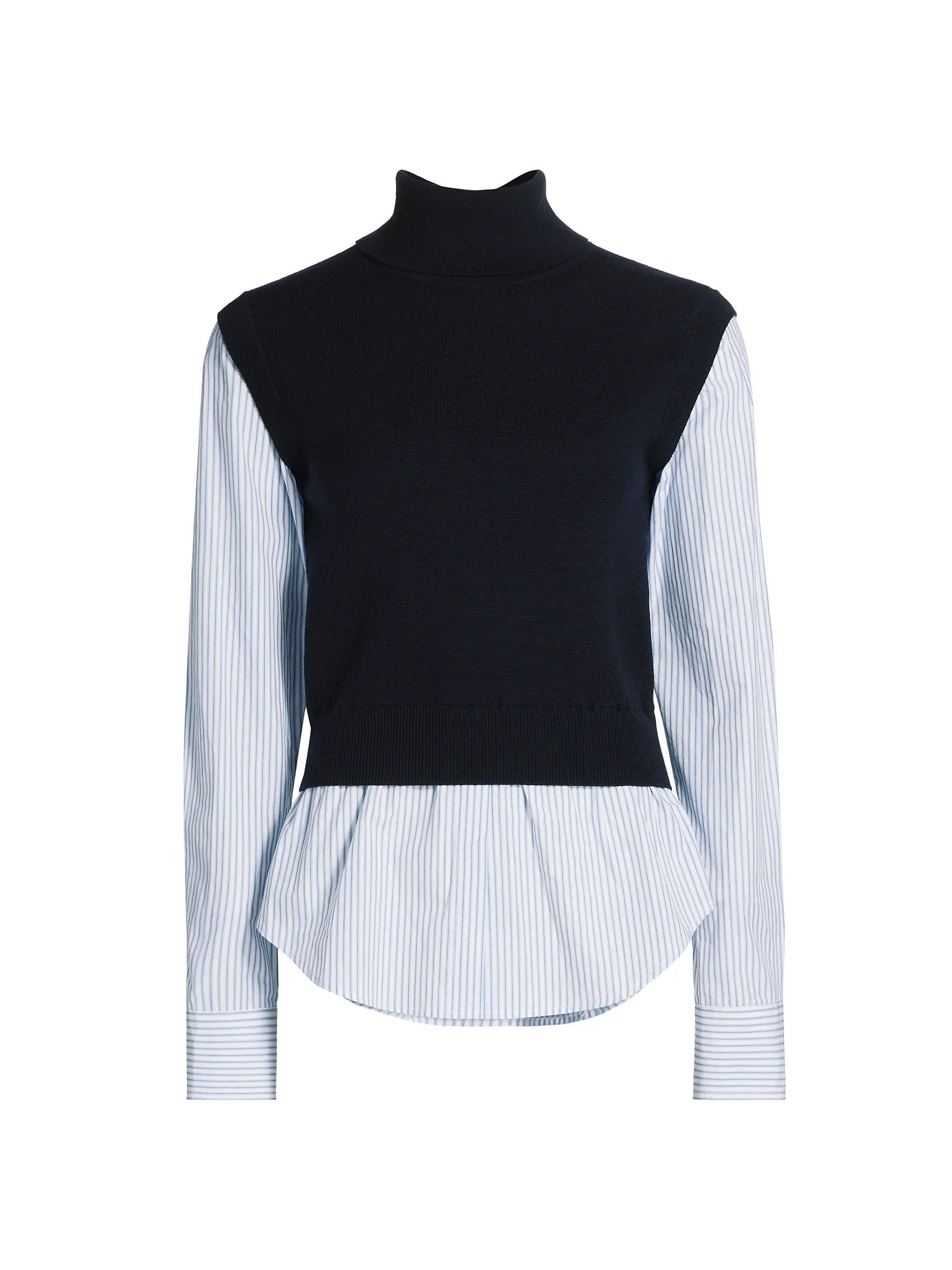 Aissa Layered Button-Up Shirt | Saks Fifth Avenue