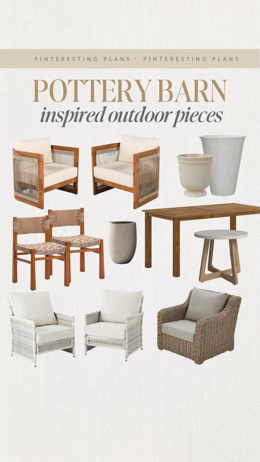 Pottery barn Inspired outdoor pieces 🙌🏻🙌🏻

#LTKSeasonal #LTKHome