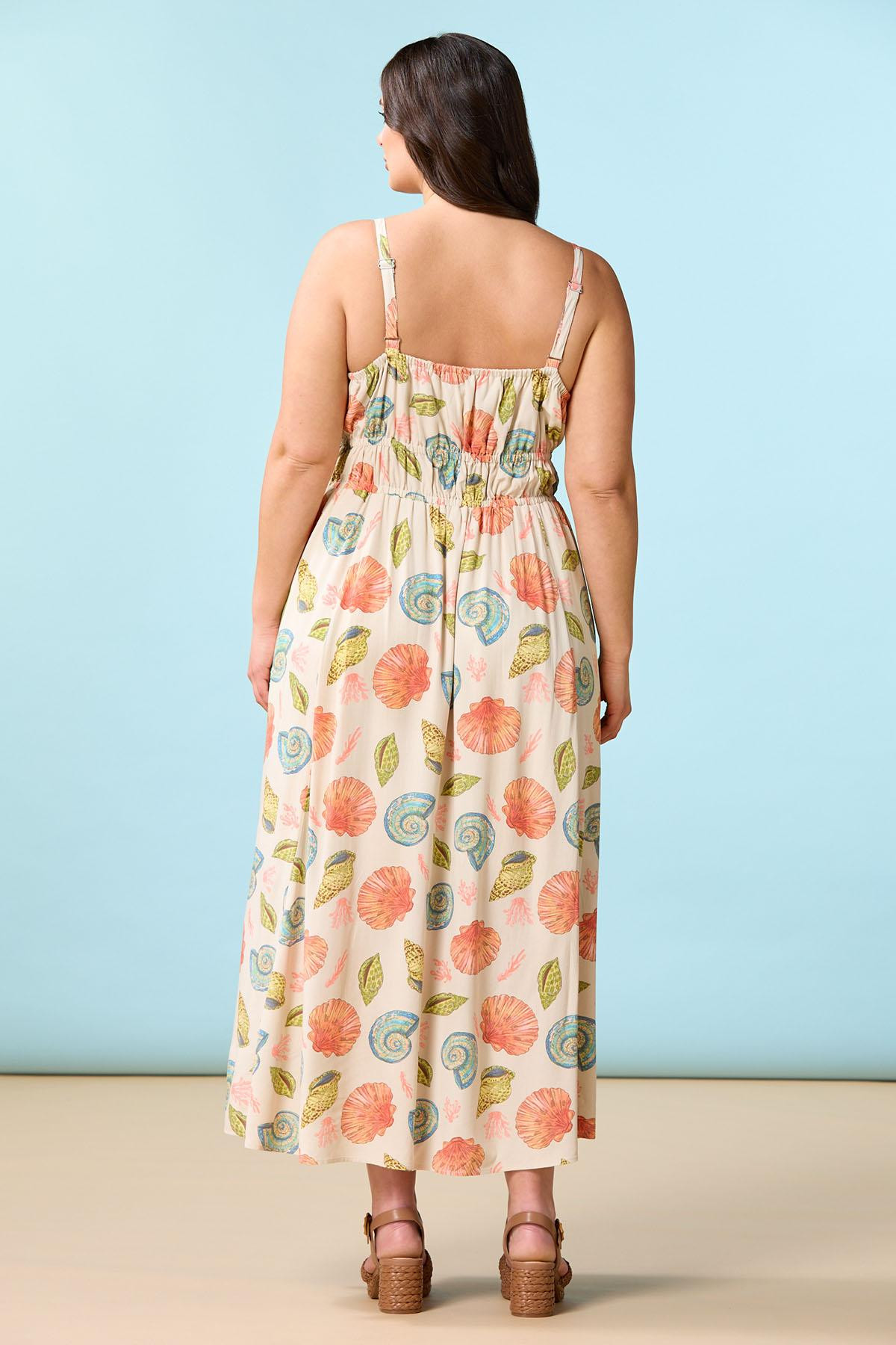 Plus Size Sandy Shell Cinched Dress | Cato Fashions