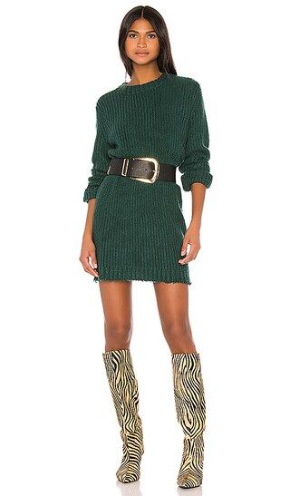 Lane Crewneck Sweater in Evergreen | Revolve Clothing (Global)