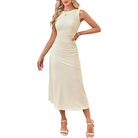 Summer Dresses for Women 2026 Bodycon Maxi Cocktail Wedding Guest Dress | Amazon (US)