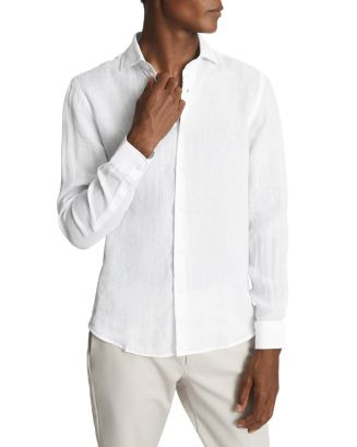 Ruban Long Sleeve Linen Shirt | Bloomingdale's (AU)