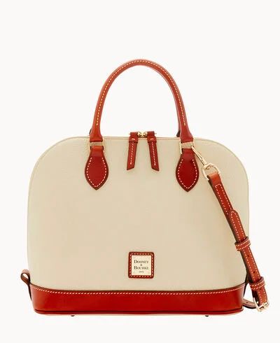 The Definitive Satchel
This modern satchel, made from long-lasting pebble leather with a rich fin... | Dooney & Bourke (US)