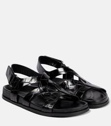 Sandalen aus Leder | Mytheresa (DACH)