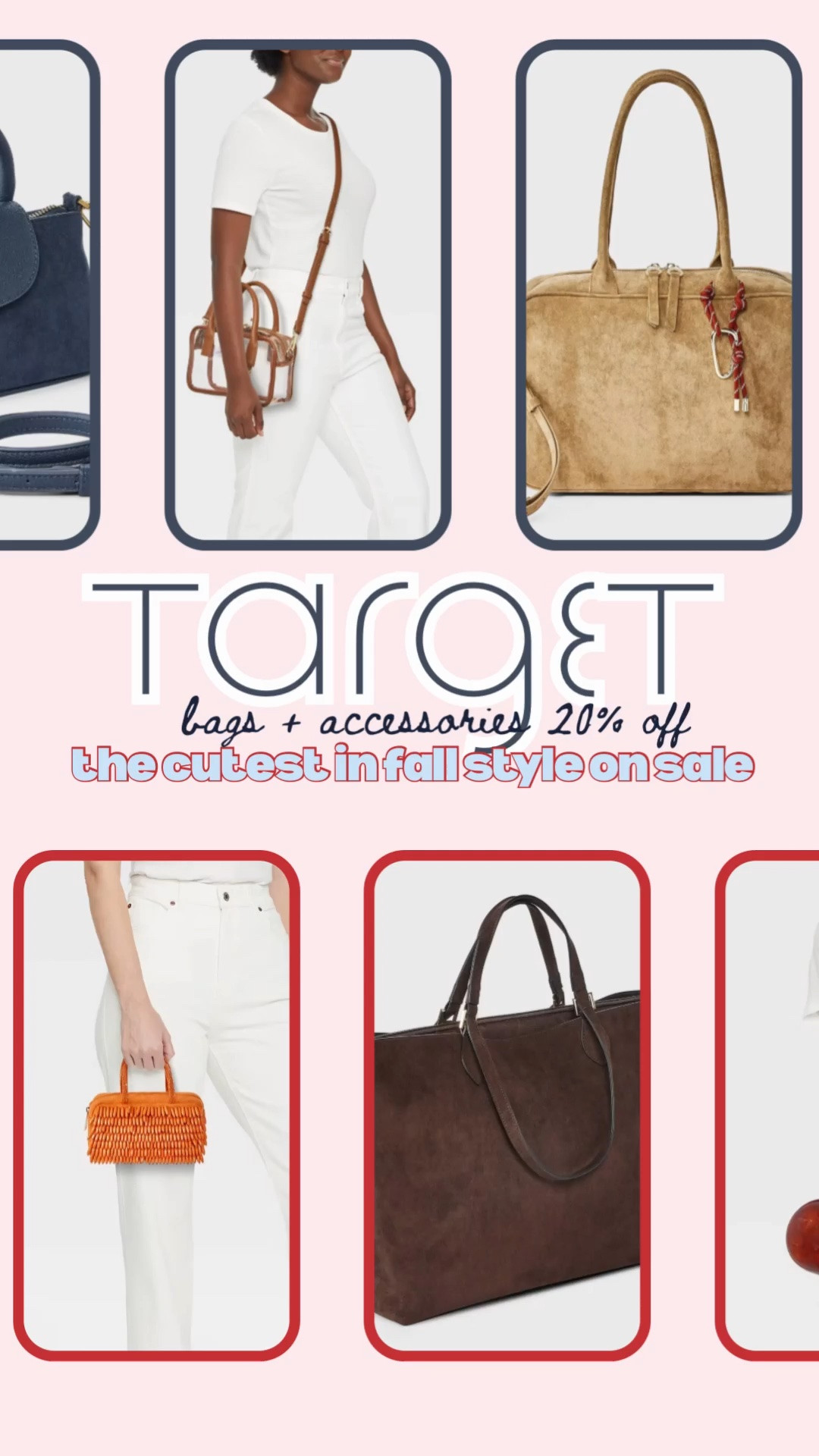 @Target bags 25% off today!

#LTKSaleAlert #LTKSeasonal