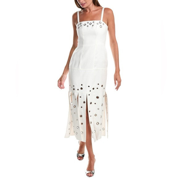 ALEXIS Stasia Linen-Blend Sheath Dress | Poshmark