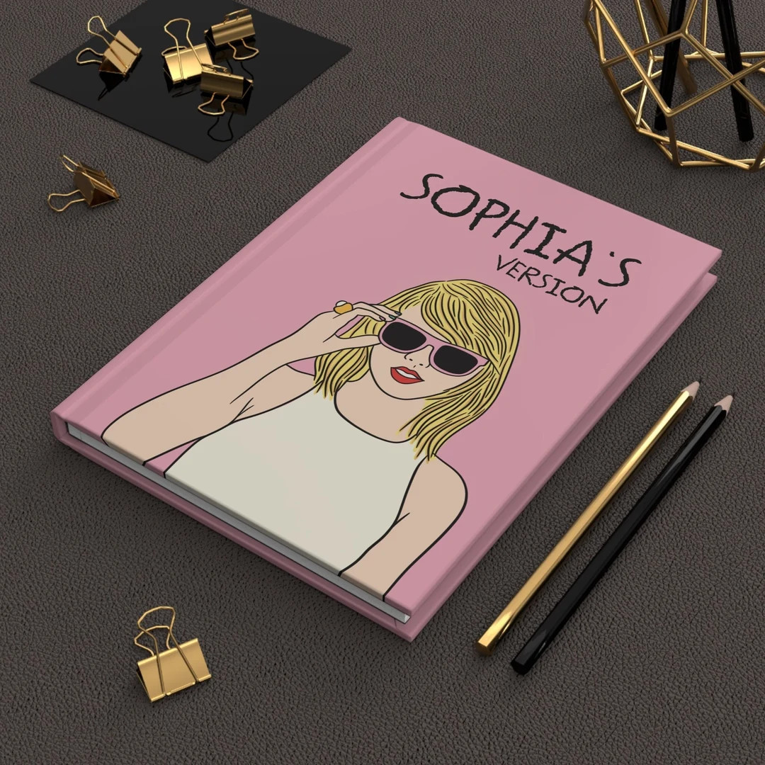 PERSONALIZED TAYLOR SWIF Journal, Custom Swiftie Notebook, Personalized Version Notebook, Taylor ... | Etsy (US)