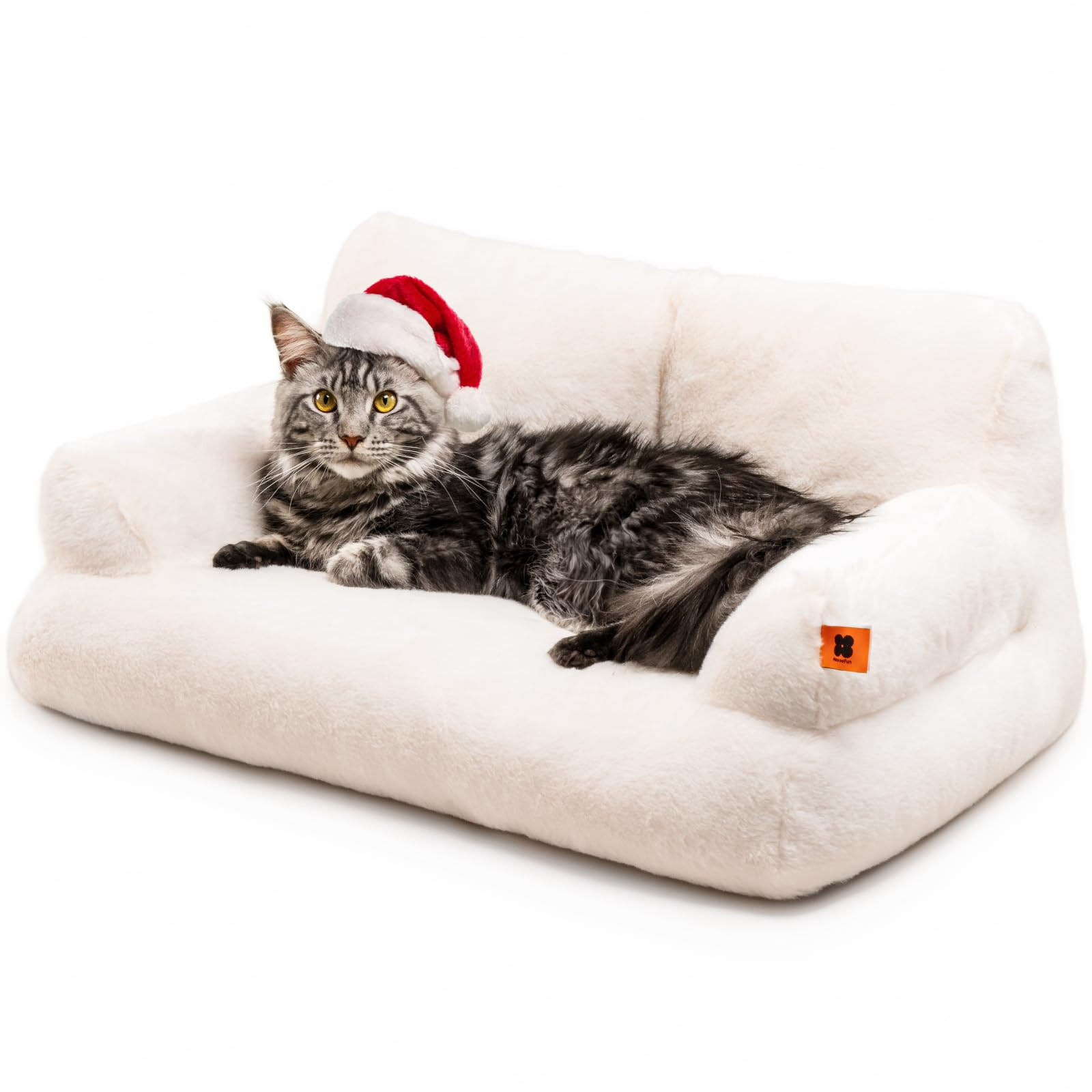 MEWOOFUN Cat Couch Bed for Indoor Cats, Washable Small Dog Beds for Medium Small Dogs & Cats up t... | Amazon (US)