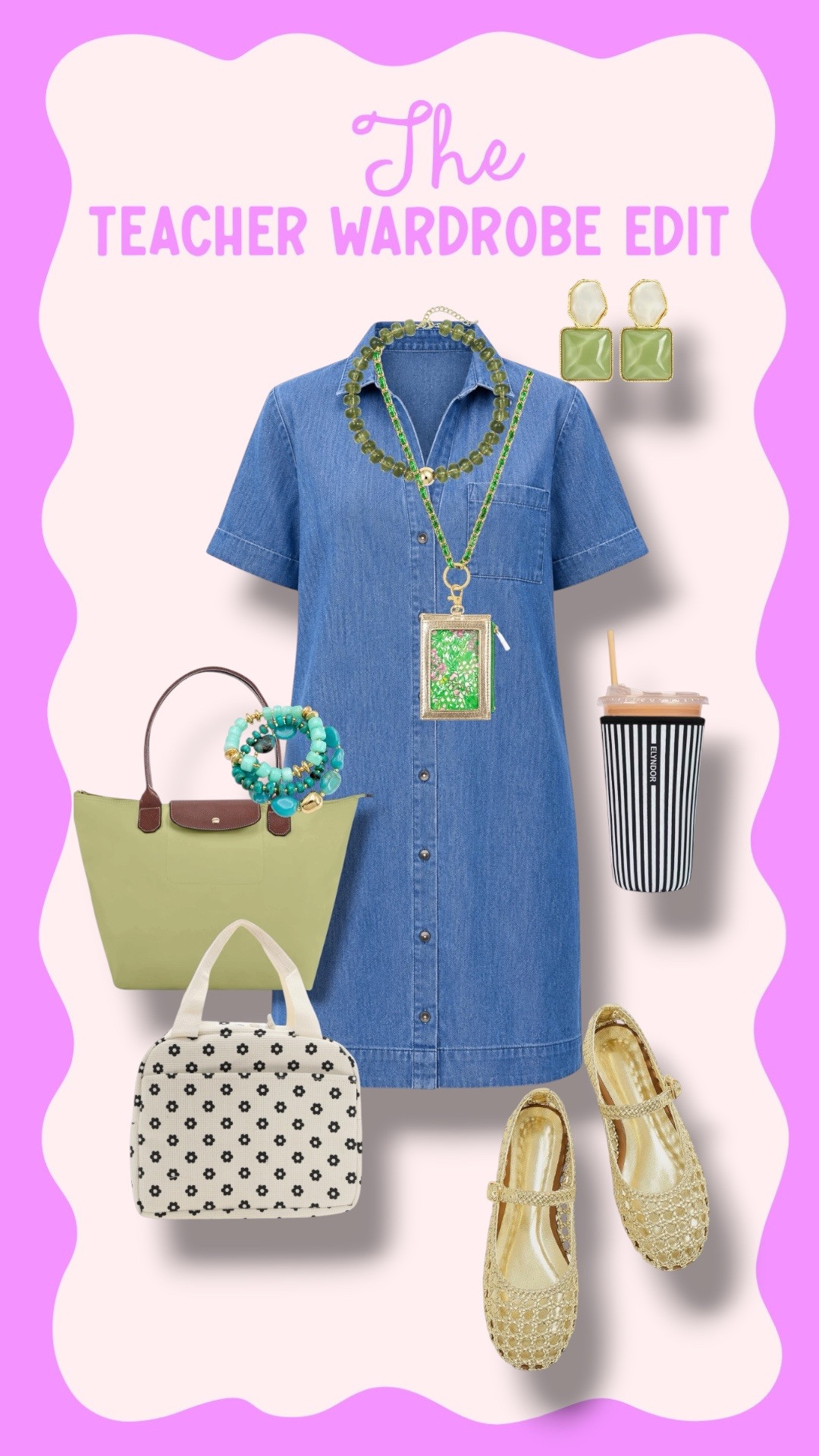 The sweetest teacher outfit! 

 
