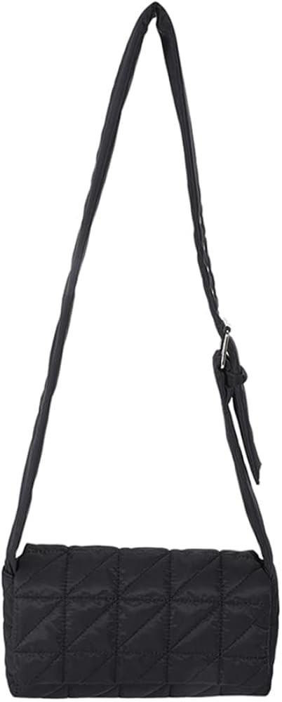 Quilted Crossbody Bags for Women Nylon Puffer Crossbody Bag Puffy Shoulder Bag | Amazon (US)