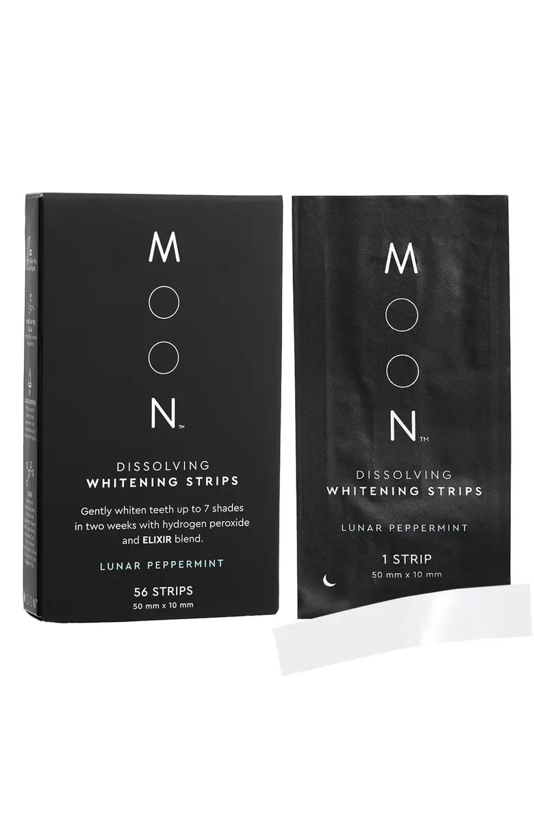 Lunar Peppermint Dissolving Teeth Whitening Strips | Nordstrom