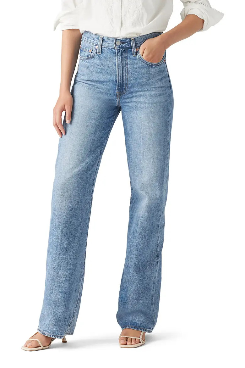 Levi's Ribcage High Waist Wide Leg Jeans (Women) | Nordstrom | Nordstrom