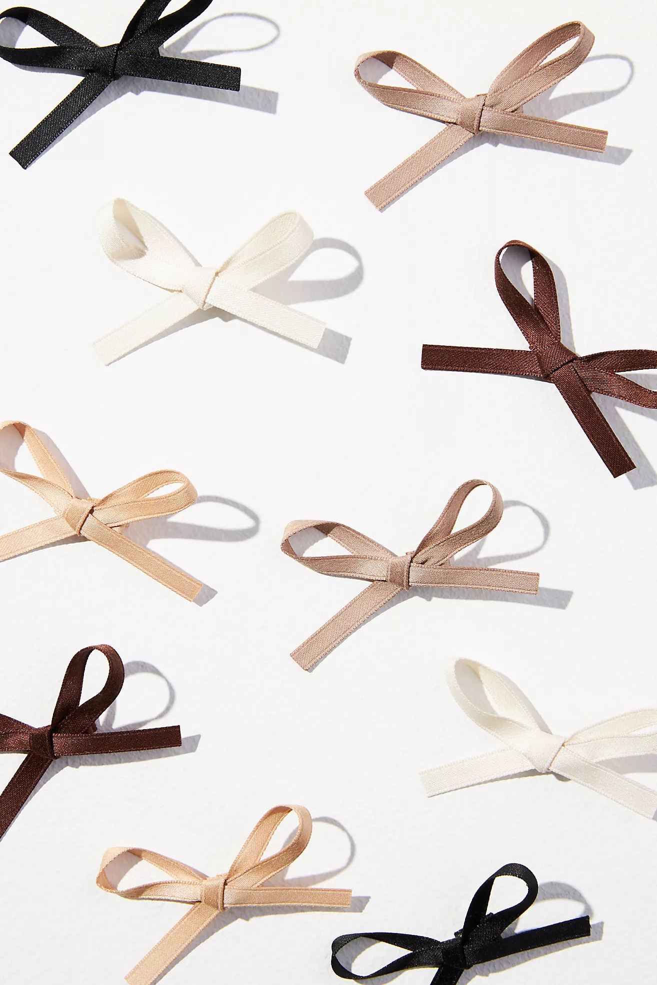 Mini Bow Clips, Set of 10 | Anthropologie (US)