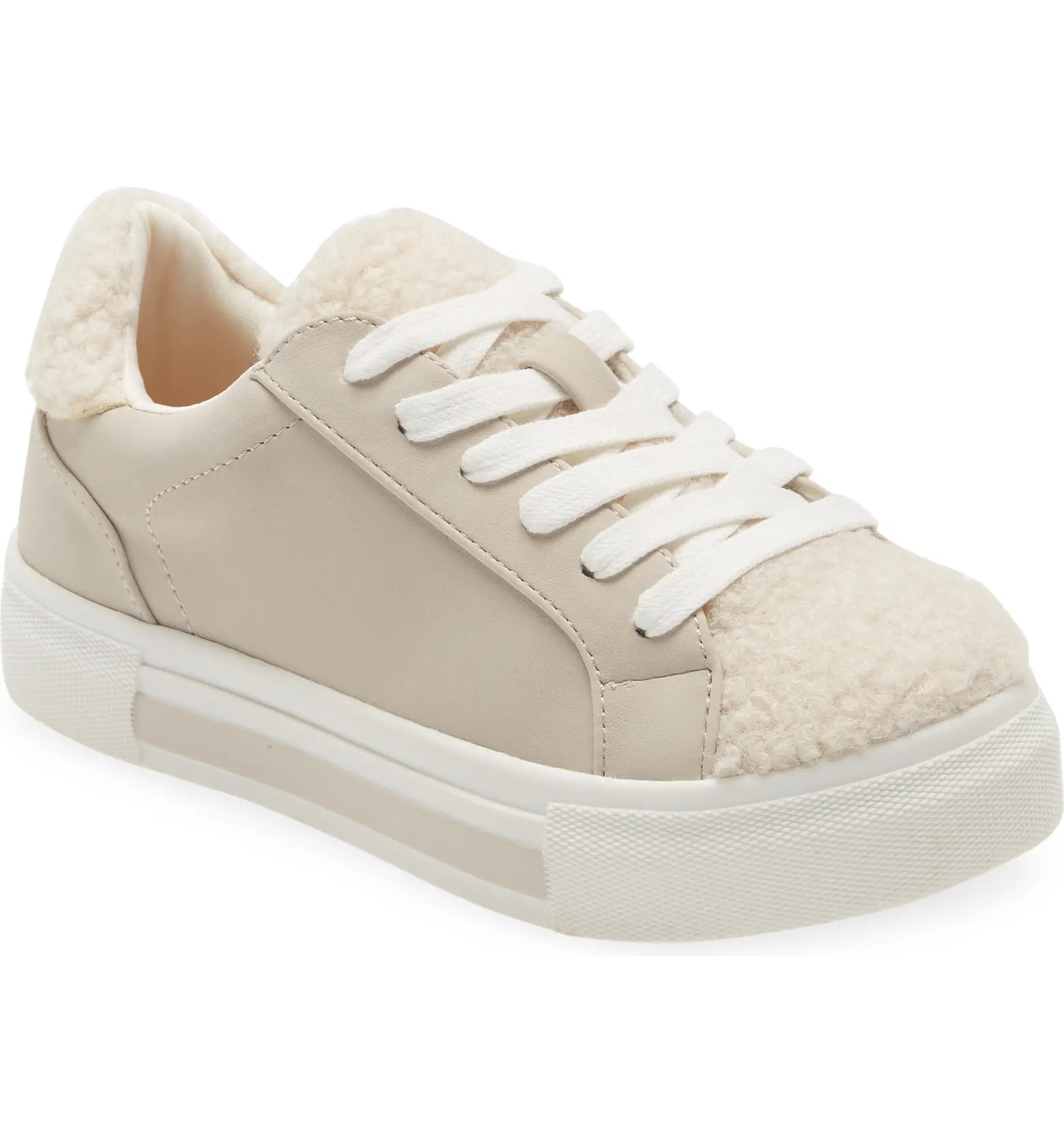Treasure & Bond Kamila Cozy Faux Fur Trim Sneaker | Nordstrom | Nordstrom