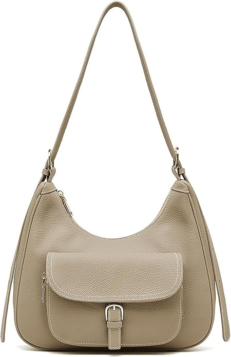 Genuine Leather Crossbody Bags for Women, Minimalist Messenger Bags, Purse with Adjustable Strap | Amazon (US)