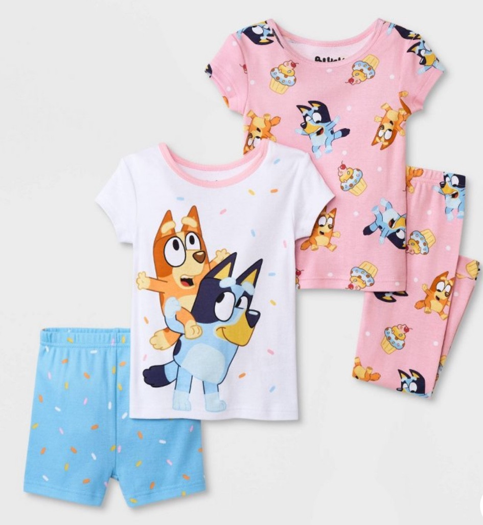 Baby and toddler girls Bluey pjs spend $40 get $10 off on kids products! Toddler girls. Bluey girls. Bluey. Bluey and bingo. Bluey pjs. Toddler character pjs.  Bluey pajamas. Target. Target sale

#LTKbaby #LTKkids