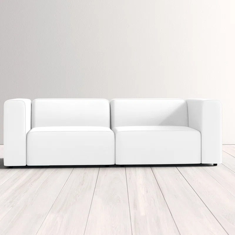 Mingle 2 Piece Upholstered Fabric Sectional Sofa Set by Modway | Wayfair North America