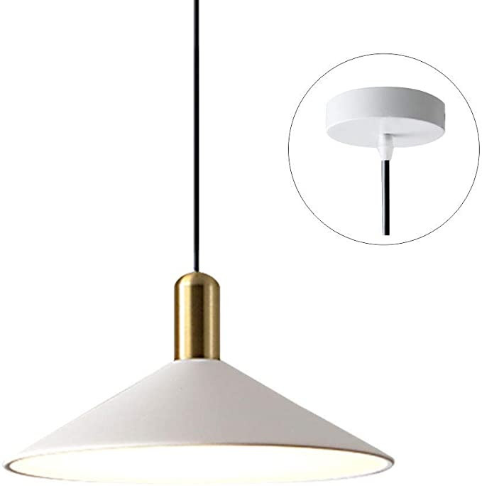 KCO Lighting Farmhouse Pendant Light, Barn Pendant Lamp, Adjustable Retro Industrial Wrought Iron... | Amazon (US)