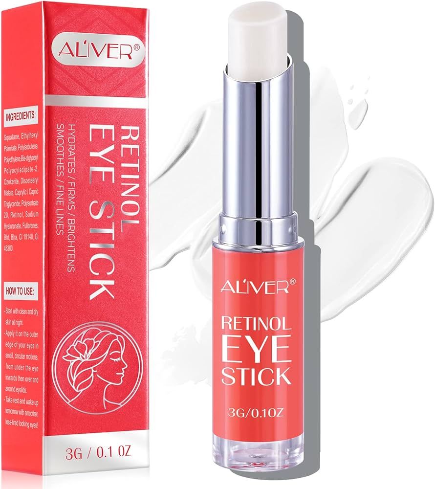 Retinol Eye Stick, Under Eye Cream Anti Aging Eye Brightener Stick, Retinol Brightening Eye Cream... | Amazon (US)