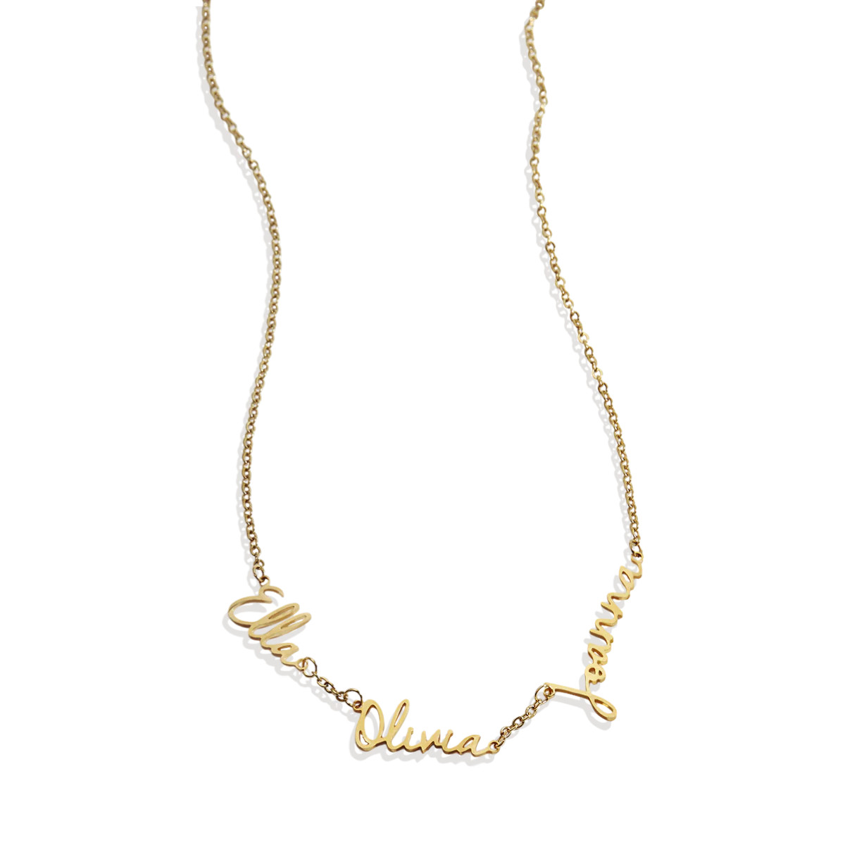 Fairy Multiple Name Necklace | Add Up to 4 Names | Mint & Lily