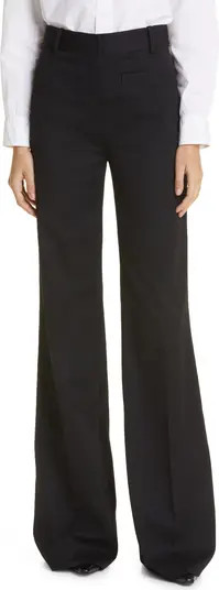 Christophe Wide Leg Virgin Wool Pants | Nordstrom