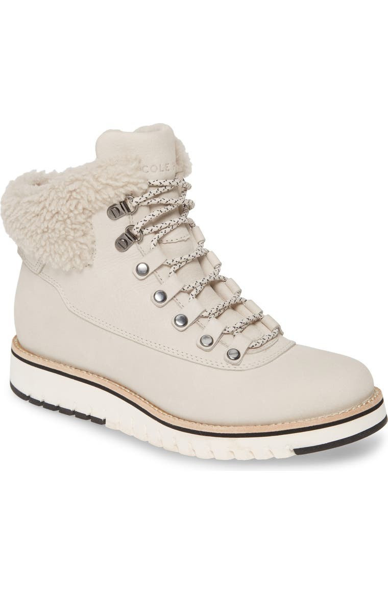GrandExpløre Genuine Shearling Trim Waterproof Hiker Boot | Nordstrom