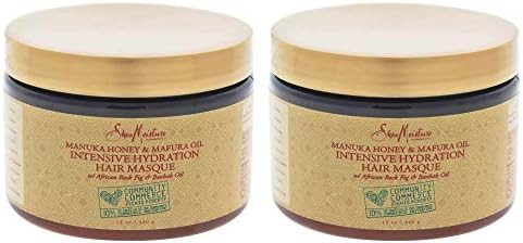 Shea Moisture Manuka Honey & Mafura Oil Intensive Hydration Masque, 12 Ounce | Amazon (US)