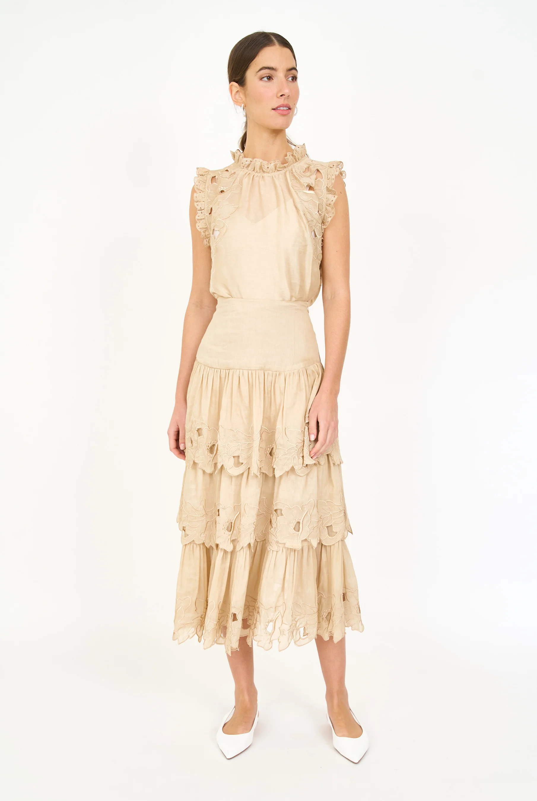Etta Skirt - Champagne | Christy Lynn