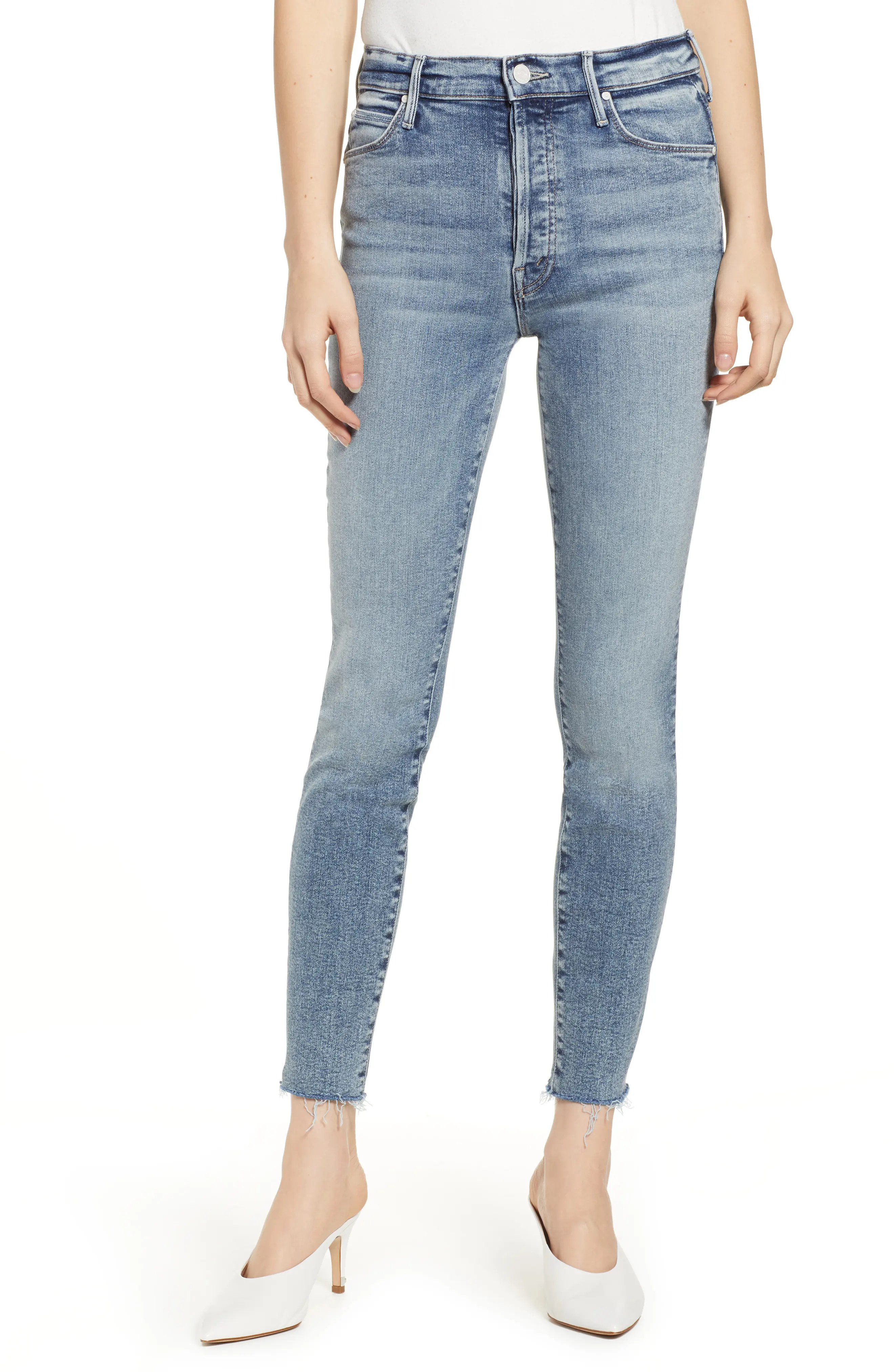 Women's Mother The Stunner Ankle Fray Skinny Jeans | Nordstrom