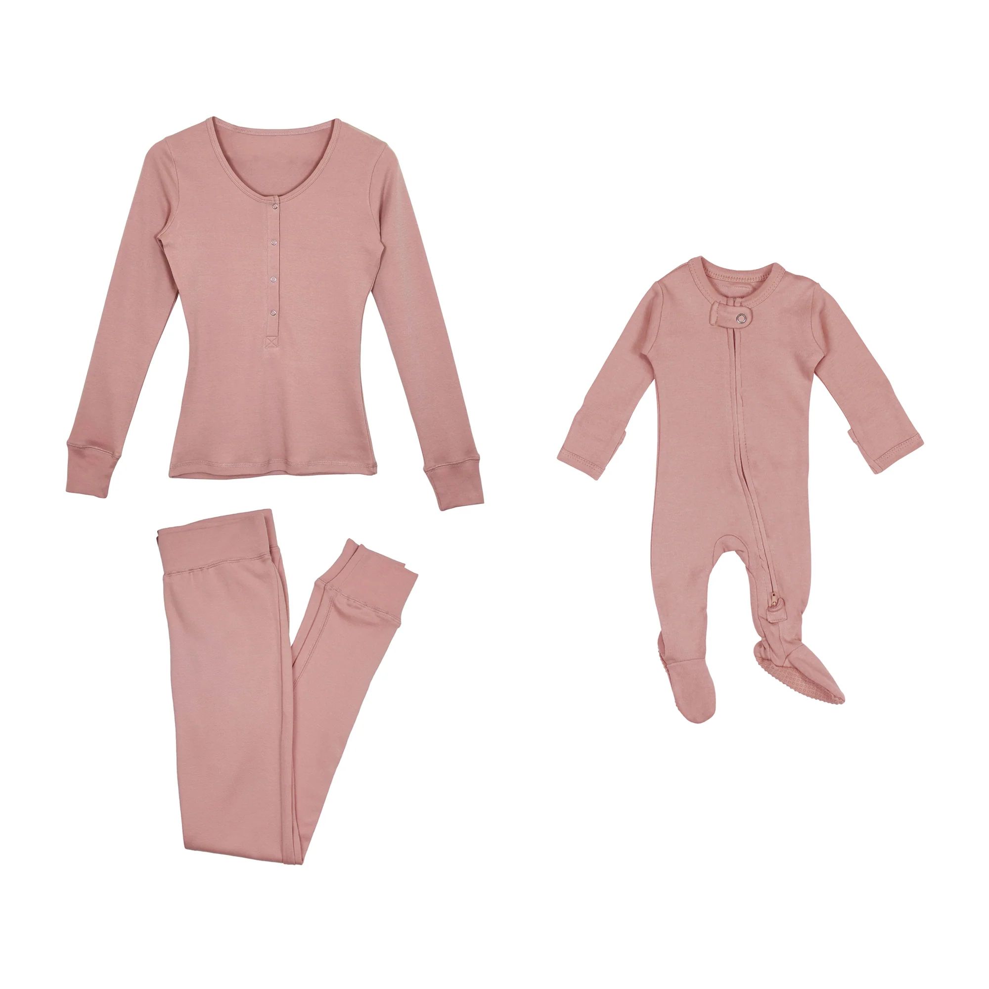 Mommy & Me Bundle in Mauve | L'ovedbaby