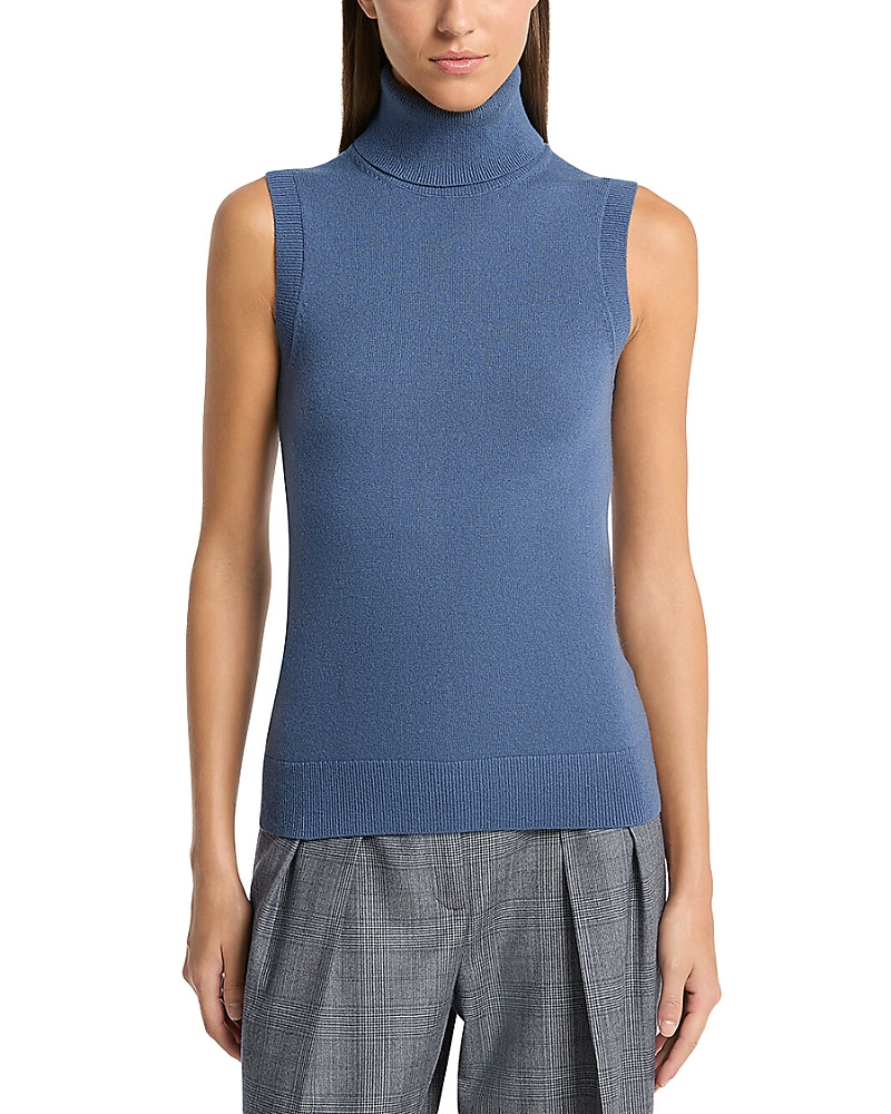 Michael Kors Collection Cashmere Sleeveless Turtleneck Sweater | Bloomingdale's (US)