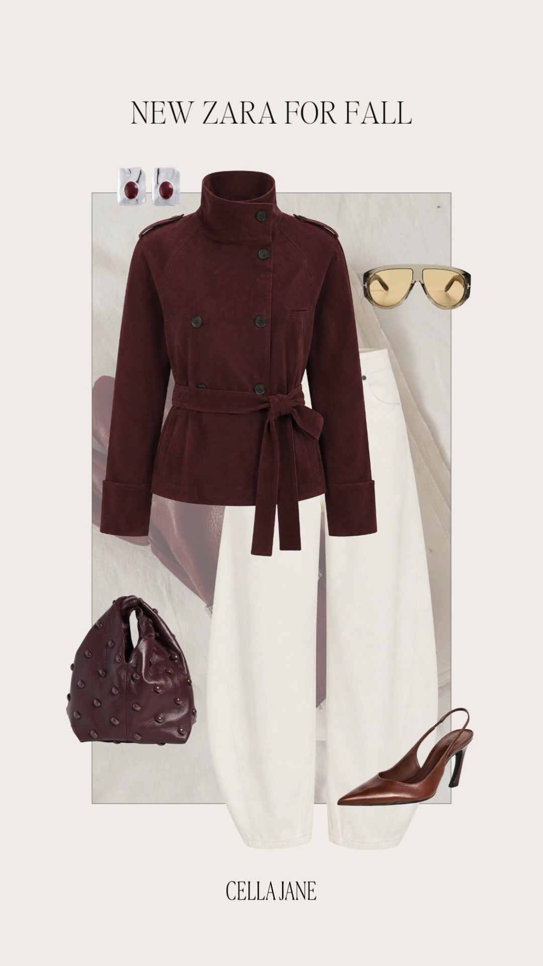 Burgundy OOTD from @Zara ! 🤍

#LTKfall #LTKstyletip #LTKjeans