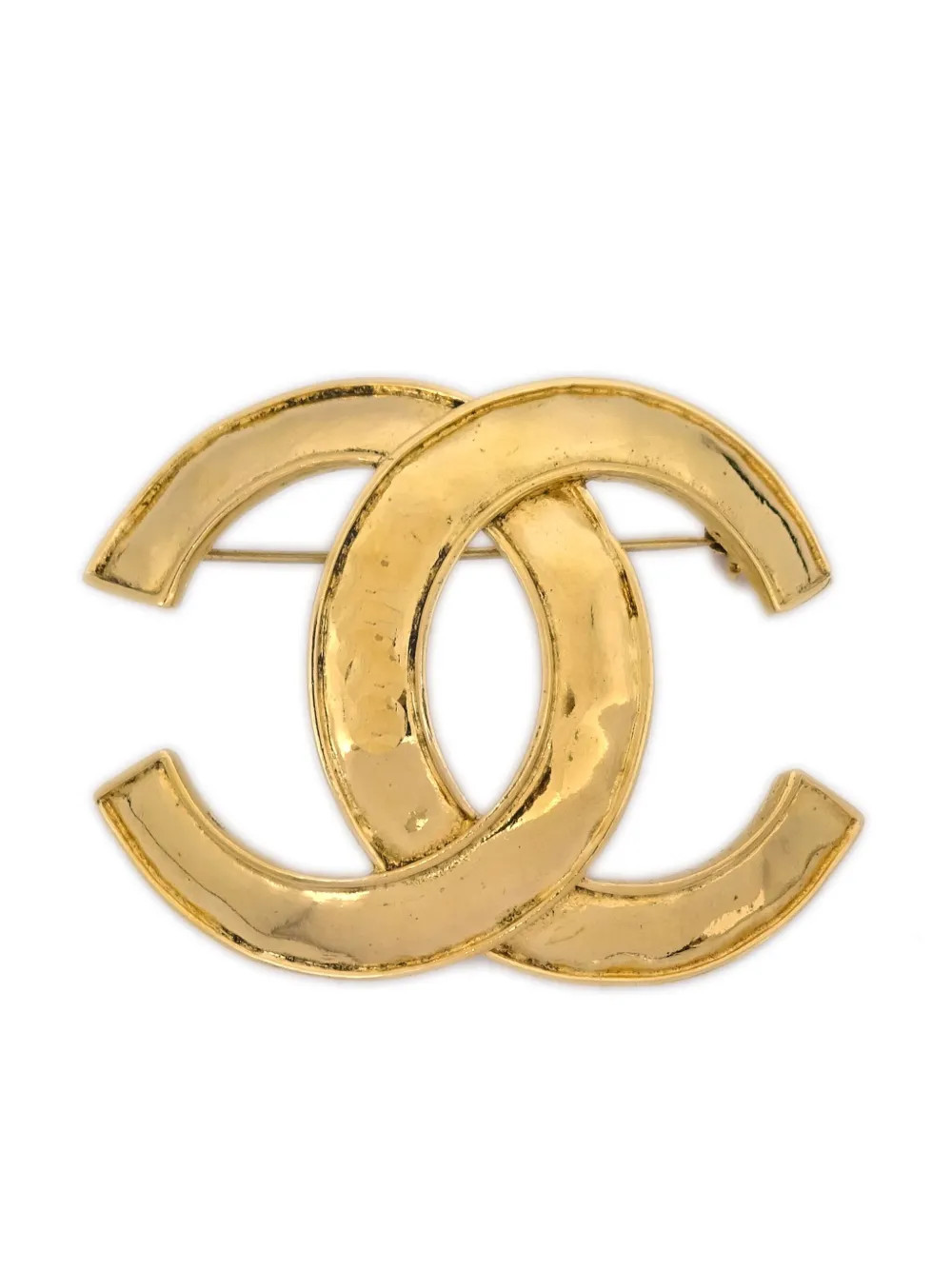 CHANEL Pre-Owned 1994 CC corsage brooch - Gold | Farfetch Global