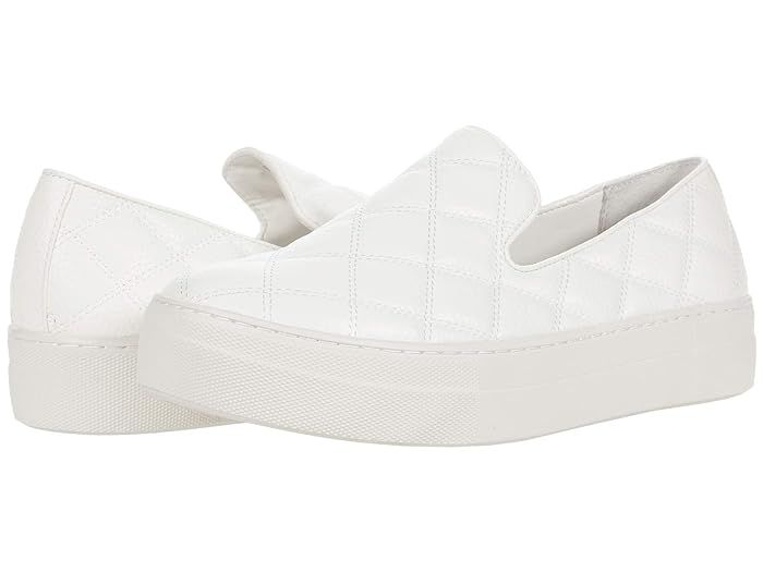 Steve Madden Globe Slip-On Sneaker (White) Women's Shoes | Zappos