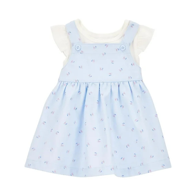 Carter's Child of Mine Baby Girl Dress Set, 2-Piece, Sizes 0/3-24 Months | Walmart (US)