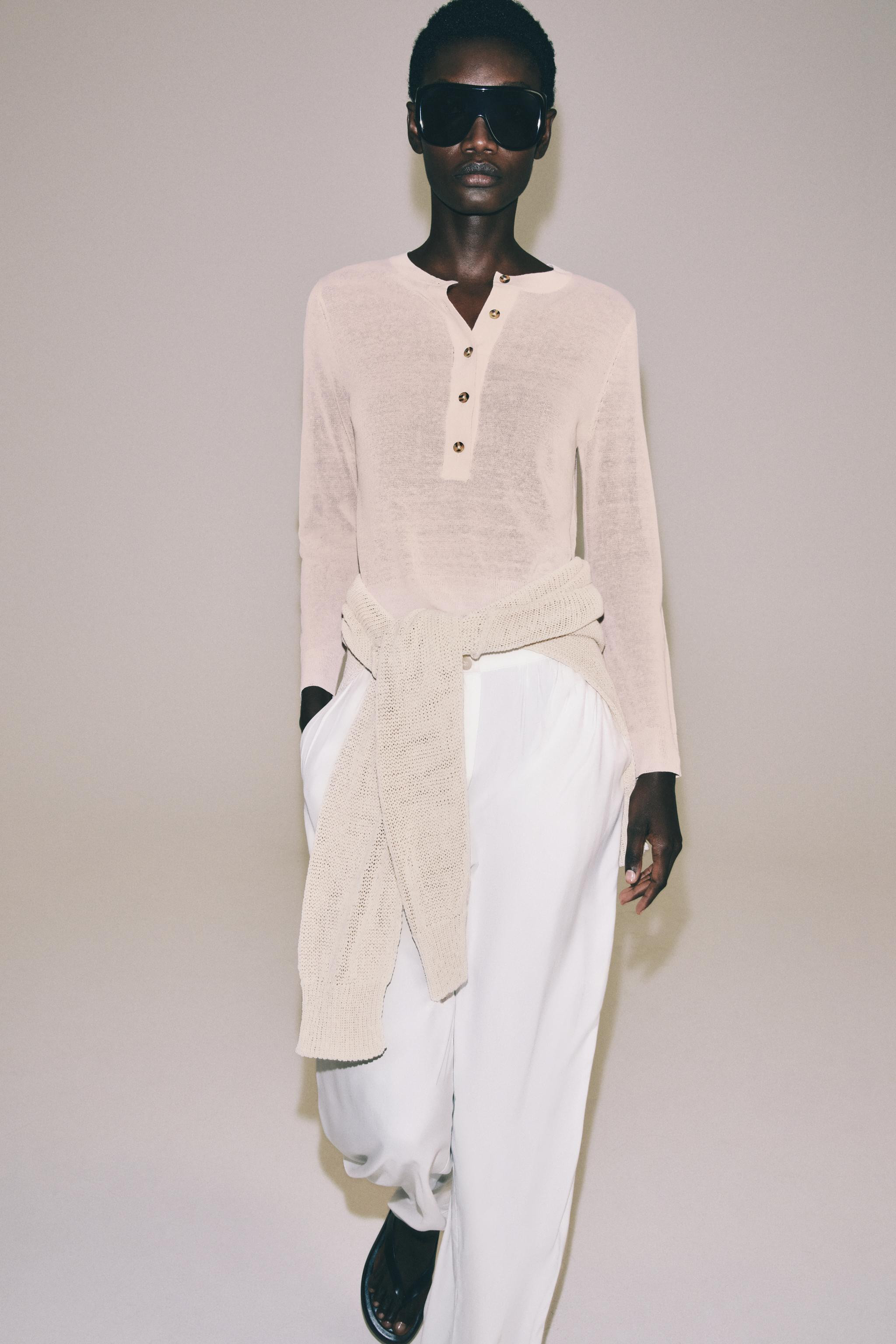 KNIT HENLEY JUMPER | Zara US