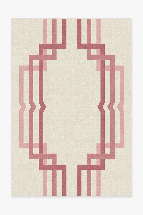 Barbie™ Dreamworld Ivory & Pink Tufted Rug | Ruggable