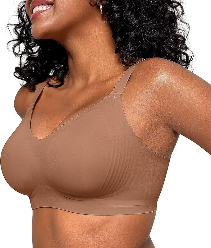 Vertvie Bras for Women No Underwire Wireless Push Up Seamless Full Coverage Comfort Sports Everyd... | Amazon (US)