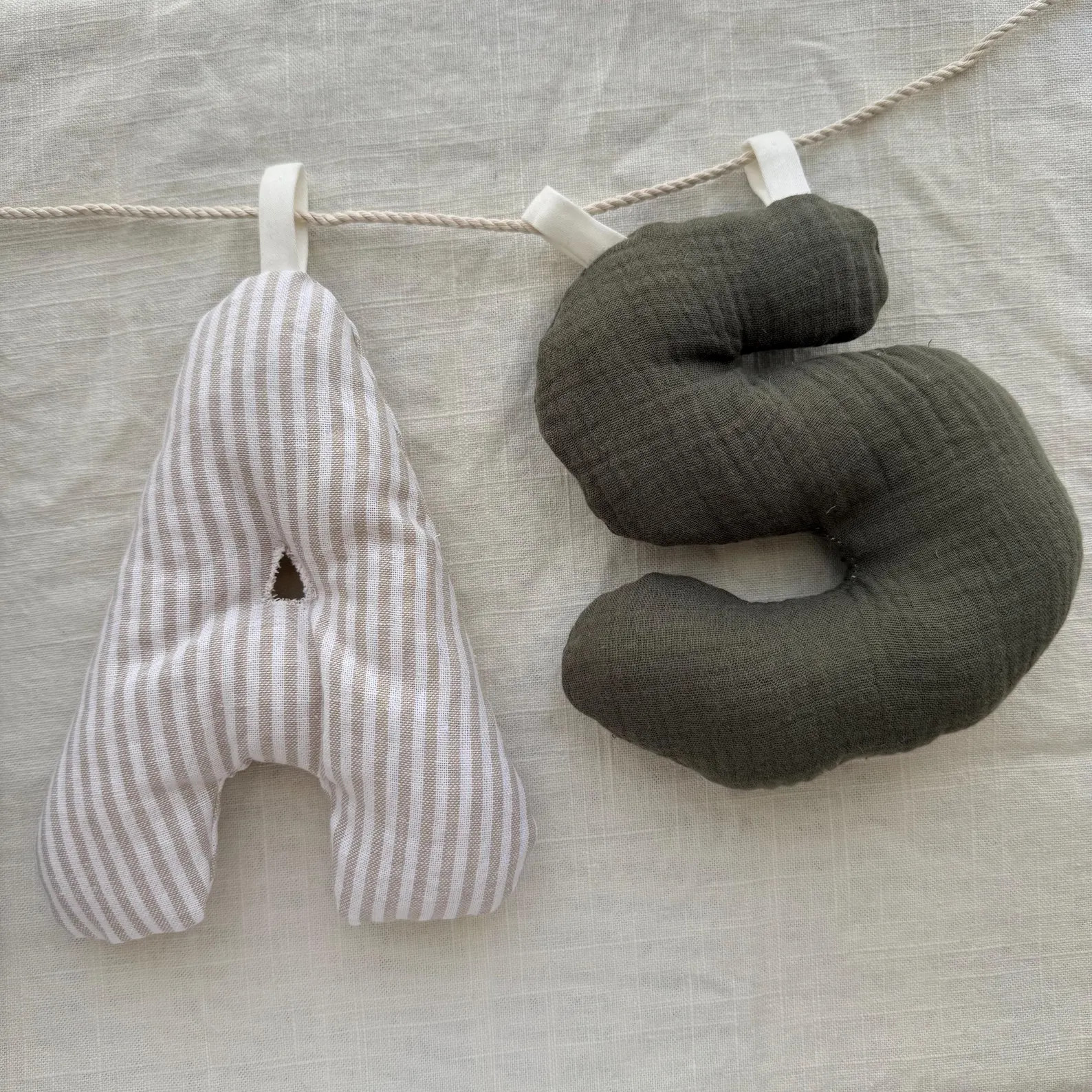 Custom Puff Name Sign – Personalized Nursery Wall Décor – Handmade Fabric Letters Banner | Etsy (US)