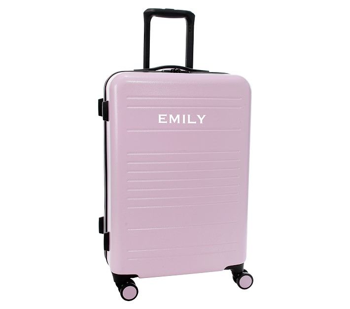 Bryant Blush Hard-Sided Spinner Luggage | Pottery Barn Kids